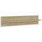 vidaXL Wall Shelf 2 pcs Sonoma Oak 80x11.5x18 cm Engineered Wood