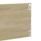 vidaXL Wall Shelf 2 pcs Sonoma Oak 80x11.5x18 cm Engineered Wood