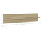 vidaXL Wall Shelf 2 pcs Sonoma Oak 80x11.5x18 cm Engineered Wood