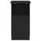 vidaXL Side Table Black 36x30x56 cm Engineered Wood