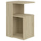 vidaXL Side Table Sonoma Oak 36x30x56 cm Engineered Wood