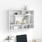 vidaXL Wall Shelf White 75x16x55 cm Engineered Wood