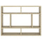 vidaXL Wall Shelf Sonoma Oak 75x16x55 cm Engineered Wood