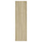 vidaXL Wall Shelf Sonoma Oak 75x16x55 cm Engineered Wood