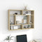 vidaXL Wall Shelf Sonoma Oak 75x16x55 cm Engineered Wood