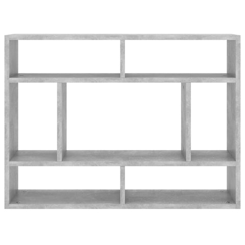 vidaXL Wall Shelf Concrete Grey 75x16x55 cm Engineered Wood