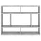 vidaXL Wall Shelf Concrete Grey 75x16x55 cm Engineered Wood