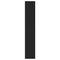 vidaXL Wall Shelf Black 36x16x90 cm Engineered Wood