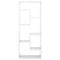 vidaXL Wall Shelf High Gloss White 36x16x90 cm Engineered Wood