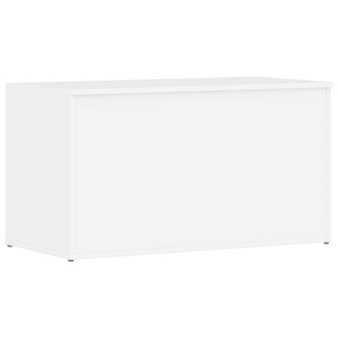 vidaXL Storage Chest High Gloss White 84x42x46 cm Engineered Wood
