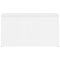 vidaXL Storage Chest High Gloss White 84x42x46 cm Engineered Wood