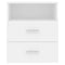 vidaXL Bed Cabinet White 50x32x60 cm