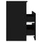 vidaXL Bed Cabinets 2 pcs Black 50x32x60 cm