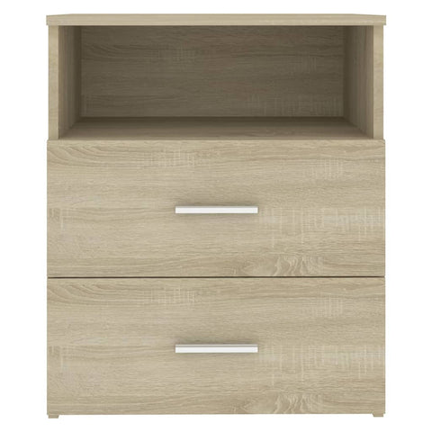 vidaXL Bed Cabinet Sonoma Oak 50x32x60 cm