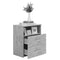 vidaXL Bed Cabinet Concrete Grey 50x32x60 cm