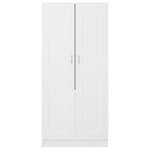 vidaXL Wardrobe White 82.5x51.5x180 cm Engineered Wood
