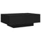 vidaXL Coffee Table Black 90x60x31 cm Engineered Wood