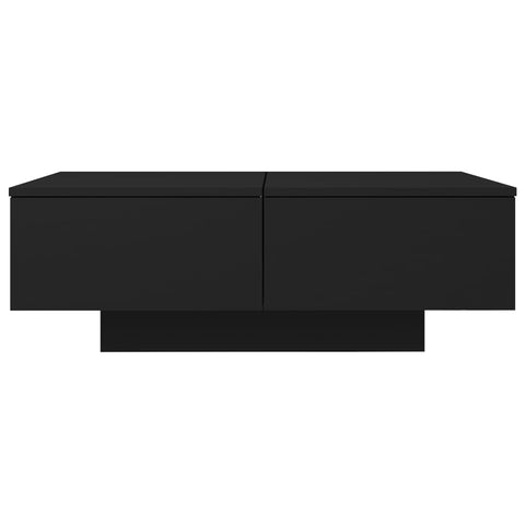 vidaXL Coffee Table Black 90x60x31 cm Engineered Wood