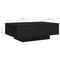 vidaXL Coffee Table Black 90x60x31 cm Engineered Wood