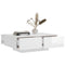 vidaXL Coffee Table High Gloss White 90x60x31 cm Engineered Wood