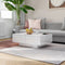 vidaXL Coffee Table High Gloss White 90x60x31 cm Engineered Wood