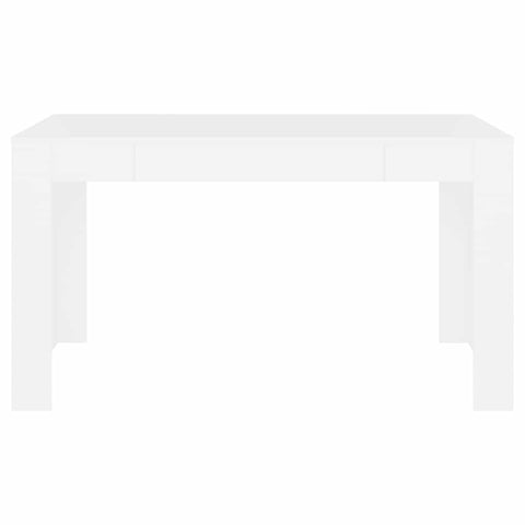 vidaXL Dining Table White 140x74.5x76 cm Engineered Wood