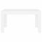 vidaXL Dining Table White 140x74.5x76 cm Engineered Wood