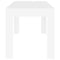 vidaXL Dining Table White 140x74.5x76 cm Engineered Wood