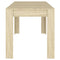 vidaXL Dining Table Sonoma Oak 140x74.5x76 cm Engineered Wood