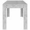 vidaXL Dining Table Concrete Grey 140x74.5x76 cm Engineered Wood
