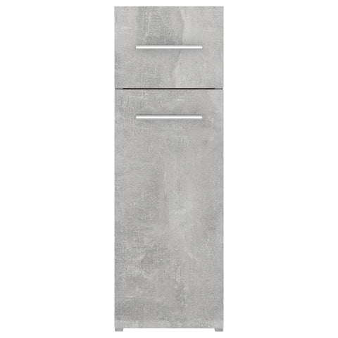 vidaXL Apothecary Cabinet Concrete Grey 20x45.5x60 cm Engineered Wood