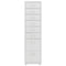 vidaXL Mobile File Cabinet Grey 28x41x109 cm Metal