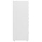 vidaXL Mobile File Cabinet Grey 28x41x109 cm Metal