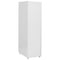 vidaXL Mobile File Cabinet Grey 28x41x109 cm Metal
