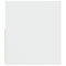 vidaXL Bedside Cabinets 2 pcs with LEDs White 60x35x40 cm