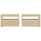 vidaXL Bedside Cabinets 2 pcs with LEDs Sonoma Oak 60x35x40 cm