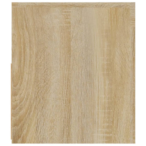 vidaXL Bedside Cabinets 2 pcs with LEDs Sonoma Oak 60x35x40 cm