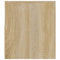 vidaXL Bedside Cabinets 2 pcs with LEDs Sonoma Oak 60x35x40 cm