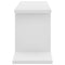 vidaXL Wall-Mounted TV Shelf White 125x18x23 cm Engineered Wood