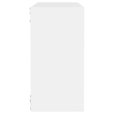 vidaXL Wall Cube Shelves 4 pcs White 30x15x30 cm