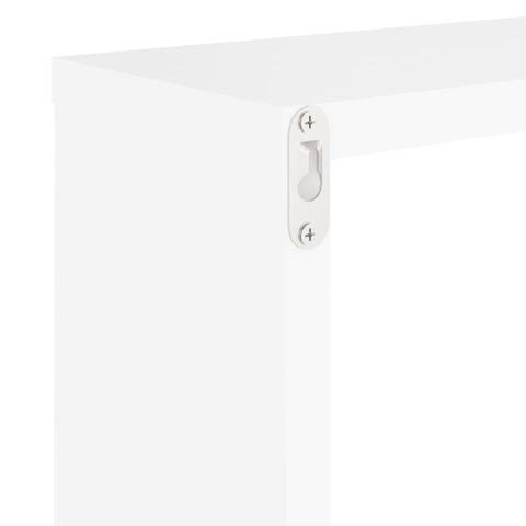 vidaXL Wall Cube Shelves 4 pcs White 30x15x30 cm