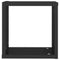 vidaXL Wall Cube Shelves 6 pcs Black 30x15x30 cm