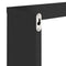 vidaXL Wall Cube Shelves 6 pcs Black 30x15x30 cm
