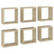 vidaXL Wall Cube Shelves 6 pcs Sonoma Oak 30x15x30 cm