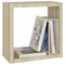 vidaXL Wall Cube Shelves 6 pcs Sonoma Oak 30x15x30 cm