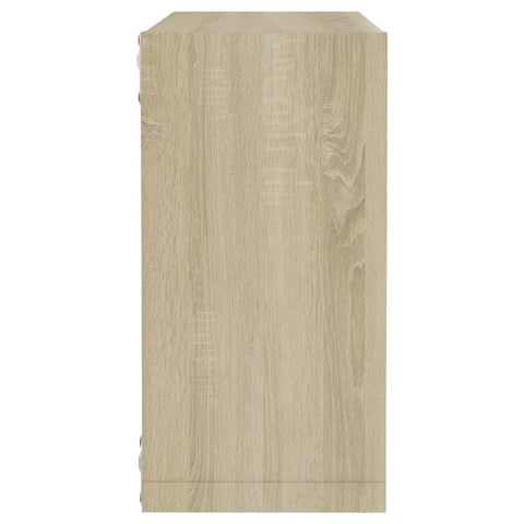 vidaXL Wall Cube Shelves 6 pcs Sonoma Oak 30x15x30 cm