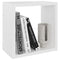 vidaXL Wall Cube Shelves 2 pcs White 26x15x26 cm