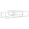vidaXL Wall Cube Shelf 4 pcs White 100x15x30 cm Engineered Wood