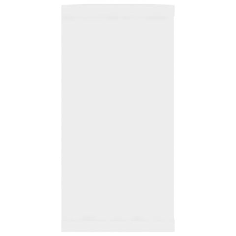 vidaXL Wall Cube Shelf 4 pcs White 100x15x30 cm Engineered Wood