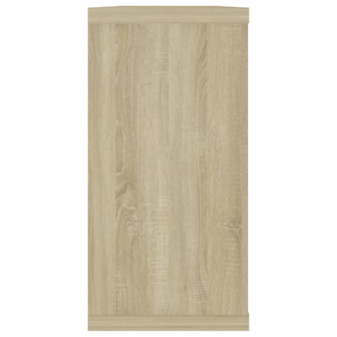 vidaXL Wall Cube Shelf 2 pcs Sonoma Oak 100x15x30 cm Engineered Wood